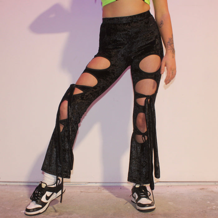 Midnight Groove Suede Pants